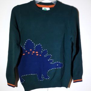 Mini Boden Dinosaur Graphic Crew Sweater New wTags